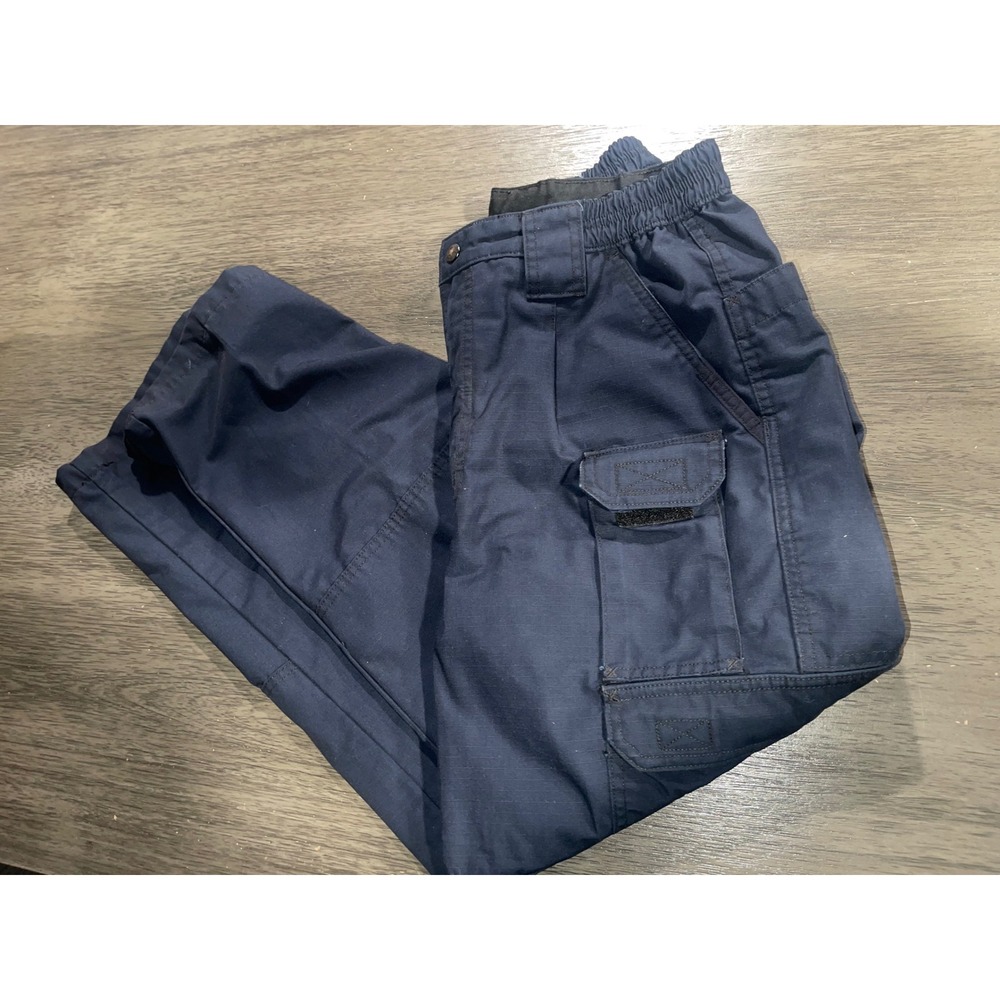 Propper Men Size 32/30 Navy Blue Tactical Cargo Pants Ripstop Utility Workwear